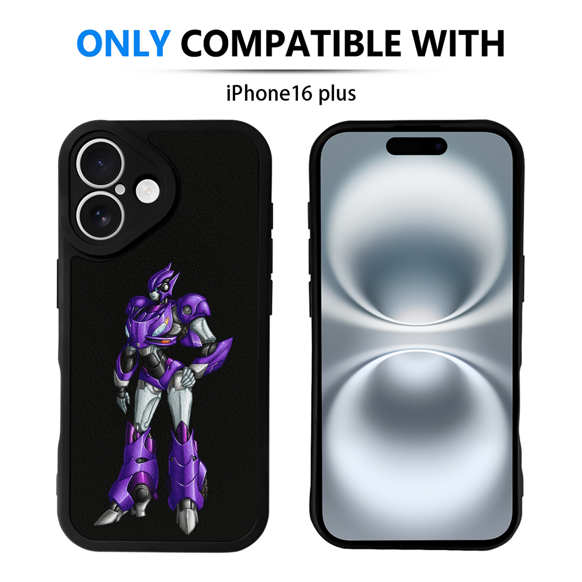 （画像用）  【iPhone 16シリーズ対応】シリコンスマホケース（レザー調） 材質：シリコン